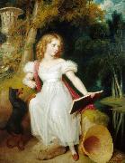 Richard Westall Portrait of Princess Sophia oil on canvas